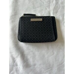 Tommy Hilfiger Black Logo Pattern Wallet